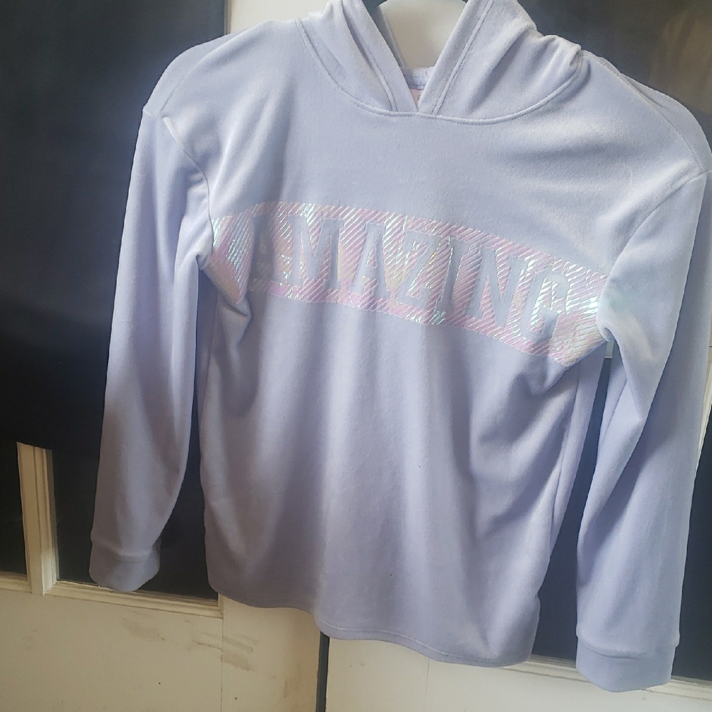More Than Magic Blue and Purple Hoodie Soft Casual Sweatshirt